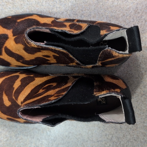 Louise Et Cie Cow Hair Boots, Animal Print, Leopard, Women's Size 8.5 - Picture 10 of 13